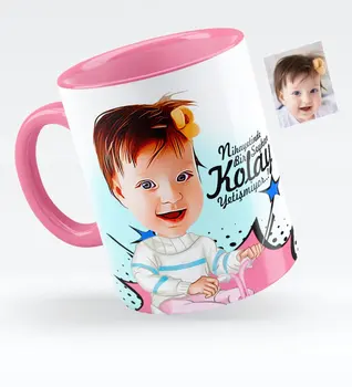 Personalized Baby Caricature Of Pink Mug cup-3
Personalized Baby Caricature Of Pink Mug cup-3