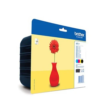 Original Ink Cartridge Brother LC121VALBP Black Yellow Cyan Magenta
Original Ink Cartridge Brother LC121VALBP Black Yellow Cyan Magenta