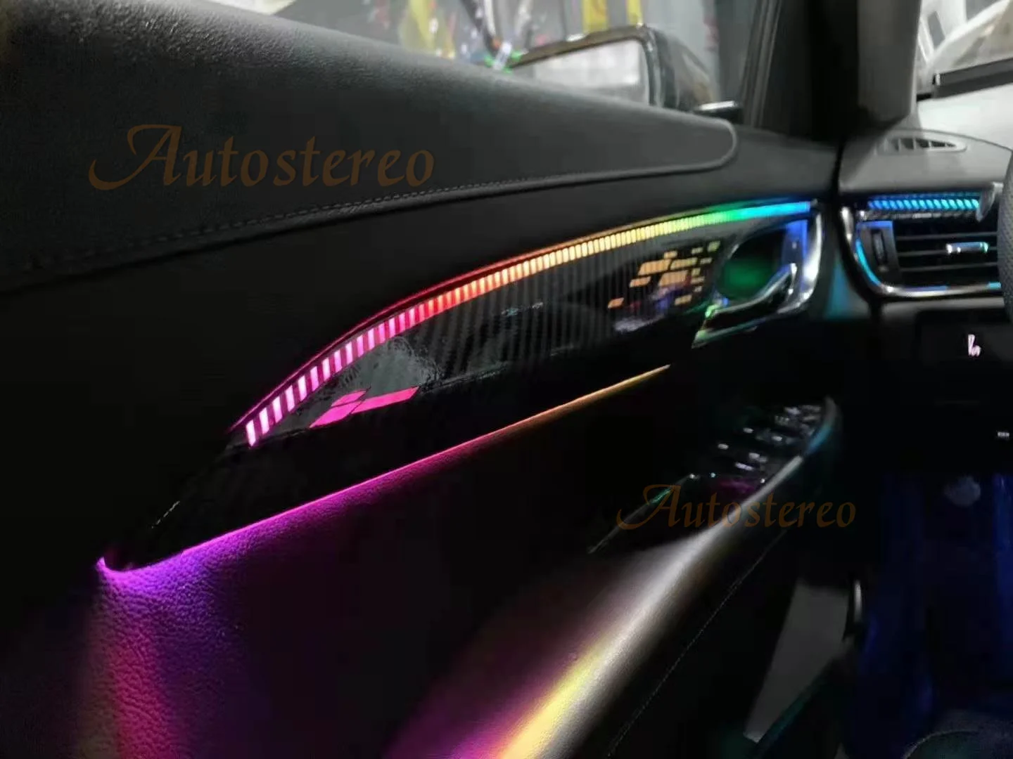 

Car Body Ambient Light Dashboard Display For Cadillac ATS Neon LED Screen Interior Lights Kit Multimedia HeadUnit GPS Navigation