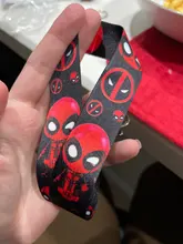 Deadpool-Llavero con correa para el cuello, cordón para tarjeta de identificación de cámara, Z05, 1 Uds.