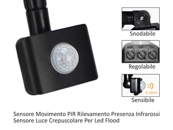 Sensor PIR motion detection infrared sensor light Twilight attendance for Led Flood light
Sensor PIR motion detection infrared sensor light Twilight attendance for Led Flood light