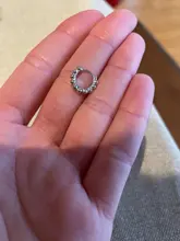 CANNER-pendientes de plata de ley 925 para Mujer y hombre, Piercing con hebilla de hueso del oído, círculo redondo, minimalista, para fiesta