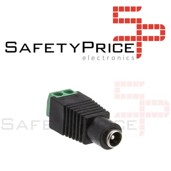 Jack connector 2.1x5.5mm female power DC CCTV LED ARDUINO 
Jack connector 2.1x5.5mm female power DC CCTV LED ARDUINO
