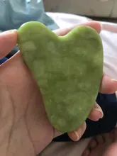 Rodillo masajeador Facial Gua Sha, rascador de doble cabeza, piedra de Jade, Estiramiento Facial de belleza para delgazar, masajeador para cara y cuello, elevación fina