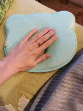 Almohada para recién nacido, suave, previene la memoria de cabeza plana, cojín de espuma que moldea la forma, posicionador para dormir