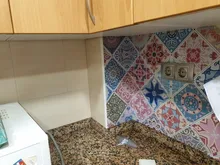 Waterproof Stickers Tiles Marble Self-Adhesive Kitchen Countertop-Range High-Temperature