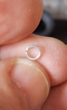 Anillo dividido de acero inoxidable, 50 unids/lote, diámetro de 4mm a 12mm, Conector de doble anillo de pesca resistente