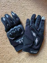 Guantes Protectores de dedos completos para motocicleta, para Motocross, carreras, guante para engranajes, 4 colores, 1 par, gran oferta