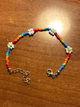 HangZhi-Pulseras de margaritas coreanas con flores, coloridas y transparentes, hechas a mano, elásticas, joyería, novedad de 2020