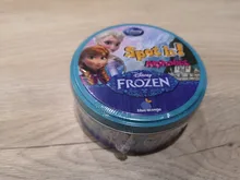 Juego de mesa de Frozen Spot it y dobble para niños, cartas de punto para Dobbles, ir de acampada, caja de lata de Metal, juguetes, novedad