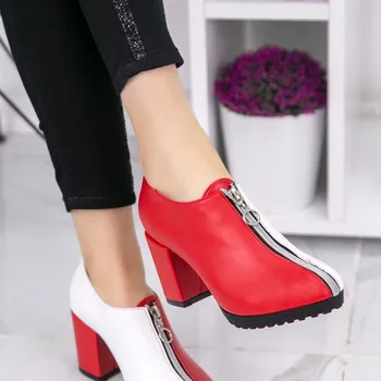 Kari Red White High-Heeled Shoes 
Kari Red White High-Heeled Shoes