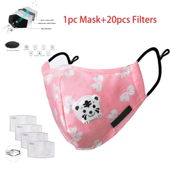 1Pc Children Mask 20pcs Carbon Filters Anti-dust PM2.5 Mouth Cover with Breathing Valves Respirator Cartoon Panda Cute Kids Mask
1Pc Children Mask 20pcs Carbon Filters Anti-dust PM2.5 Mouth Cover with Breathing Valves Respirator Cartoon Panda Cute Kids Mask