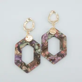 Earrings jewelery Kaleidoscope (Castle-Carnation, acrylic, multi-colored) 54502
Earrings jewelery Kaleidoscope (Castle-Carnation, acrylic, multi-colored) 54502
