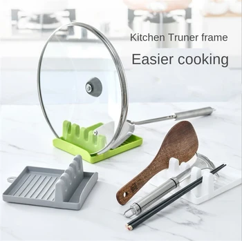 Kitchen Spoon Holders Shelves For Kitchen Shelf Organizer Home Plastic Non-slip Storage Convenient Spoons Pad Kitchens Utensil 
Kitchen Spoon Holders Shelves For Kitchen Shelf Organizer Home Plastic Non-slip Storage Convenient Spoons Pad Kitchens Utensil