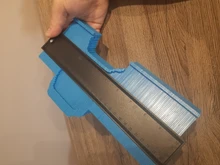 Calibrador de contornos irregulares de azulejos, regla de arco de plástico para medición de curvaturas y laminado de azulejos, plantilla manual de perfil de contorno de 12/14/25cm
