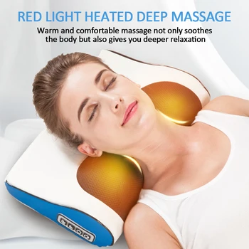Infrared Heating Neck Massager Body Electric Massage Pillow Electric Multifunctional Massage Neck shoulder Body Relax device
Infrared Heating Neck Massager Body Electric Massage Pillow Electric Multifunctional Massage Neck shoulder Body Relax device