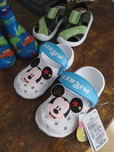 Zapatos con agujeros para bebés, sandalias antideslizantes suaves para niños de 1 a 3 años, con dibujos animados, para la playa, novedad de verano 2019