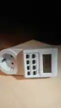 Switch-Socket Programmable Digital Timer Electronic Outlet Fr-Plug Cyclic 24-Hour EU