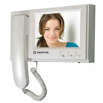 

Видеодомофон Tantos LOKI с трубкой. Экран 7”, CVBS (PAL), 2 панели, 2 камеры, 4 мониторa, механические кнопки, встроенный БП
