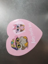 Caja de dientes de madera de Color español e inglés, organizador de dientes de niño y niña, almacenamiento de dientes de leche, colección de dientes, Umbilica, ahorra para regalos de recién nacidos