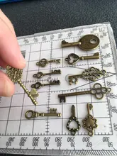 10 Uds. De colgantes de Metal Vintage con dos colores variados para fabricación de joyería Diy, joyería hecha a mano