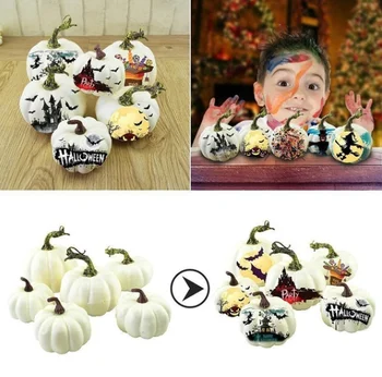 16PCS White Artificial Pumpkin Ornament Halloween Home DIY Decoration Mini Fake Vegetables Foam Simulation Pumpkin 
16PCS White Artificial Pumpkin Ornament Halloween Home DIY Decoration Mini Fake Vegetables Foam Simulation Pumpkin