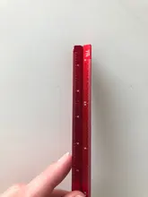 Tutú de aluminio de alta calidad, 15cm, regla de escala triangular de aluminio, Escala de metal de aleación 1:20-1:600, regulador desenho H0003