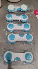 5 uds. De protección de seguridad de plástico para bebés de niños en armarios, cajas con cerradura, cajón, producto de seguridad de puertas