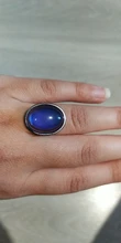 Anillo de cristal con cambio de Color según estado de ánimo, joyería de cristal con cambio de Color según estado de ánimo, anillos de temperatura, sensibilidad, estado de ánimo, regalos de tamaño ajustable, suministros para fiestas y eventos, 2016