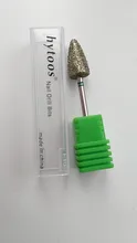 HYTOOS-brocas de diamante para pedicura #60 #130 #180, brocas rotativas de 3/32 pulgadas para manicura, accesorios para el cuidado de los pies
