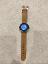 Carouse-correa de piel de vaca hecha a mano para Samsung Galaxy Watch Active, 22mm, 20mm, 42mm, 46mm, Gear sport S2 S3, Correa clásica para Huawei GT 2