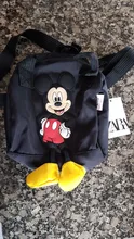Nueva Disney Mickey Mouse dibujos animados chica bolso de los niños bolsa de almacenamiento de las niñas de dibujos animados Mickey Minnie Mouse bolso bolsos de hombro
