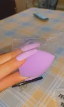 Milagro 1 Uds polvo esponja de maquillaje Puff en seco y en húmedo combinado maquillaje de belleza de calabaza en polvo Puff corte biselado de esponja herramientas