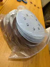 Discos de lija de 100 uds, hojas de lija, grano 80-2018, almohadilla de lijado para pulir madera