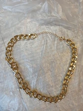 Collar grande de moda para mujer, Gargantilla gruesa de Color dorado y plateado, collares de cadena, joyería de fiesta, 2021