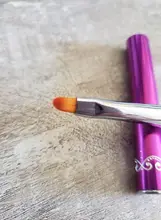 BQAN-pinceles para Gel UV, ovalados, acrílico, diseño de construcción de uñas, herramientas de madera, pluma de pincel para arte de uñas, dibujo de pintura, n. ° 6