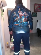 Sudadera con capucha para hombre y mujer, prenda deportiva de manga larga con estampado 3D de cómic y Goku, ropa de calle para niños y niñas