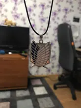 Ataque en collar de titanio alas de la libertad Eren Scout legión de guardia de la policía militar aprendiz escuadrón colgante Anime de la joyería