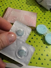 Azul lentes de contacto contactos verdes para los ojos oscuros 1 par de contactos ojos contactos con el Color de los ojos