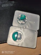 Lentillas de colores verdes para fiestas de Halloween, lentes de contacto de ojos coloridas para Cosplay