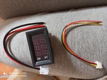 Voltímetro de alta calidad, amperímetro azul + rojo LED Amp doble Digital, medidor de voltímetro DC 100V 10A