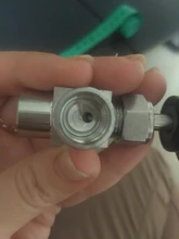 1/2-Needle-Valve Stainless-Steel Adjustable Female BSP Thread 90-Degree 304-On/Off