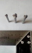 UCHEER-avellanador HSS de 90 grados, 3 flauta, cortador de chaflán de acero y madera, herramienta eléctrica de 4,5 a 50mm