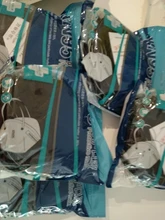 Mascarillas FFP2 de colores para adultos, máscara de tejido negro KN95, 5 capas, respirador con filtro FFP3