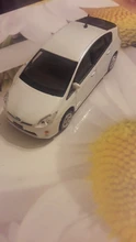 1/43 Toyota Prius blanco perla juguete en miniatura moldeado a presión regalo