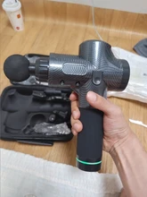 Pistola de masaje muscular, masajeador de percusión de tejido profundo, inalámbrico, nivel de 30 velocidades, profesional, manual, eléctrico