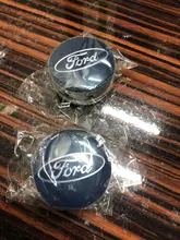 4 Uds 54mm para tapacubos centrales de coche llanta, cubo cubre emblema insignia para ford Fiesta se fusión Mondeo de La etiqueta engomada