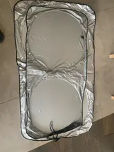 Visera de protección UV Universal para ventana delantera y trasera de coche, parasol para parabrisas, antinieve Ice