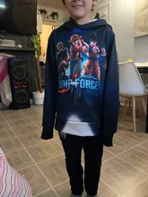 Sudadera con capucha para hombre y mujer, prenda deportiva de manga larga con estampado 3D de cómic y Goku, ropa de calle para niños y niñas