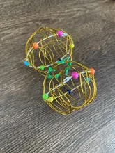 Fidget Juguetes | Juguetes Fidget | Fidget Juguetes Popit hacer magia de acero anillo de hierro de descompresión cesta Flexible suave mágico Juguetes Anti estrés regalos de los niños Juguetes
